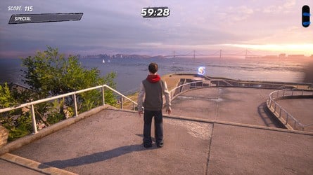 Tony Hawk's Pro Skater 3 + 4: Alcatraz Walkthrough - All Park Goals and Collectibles 5