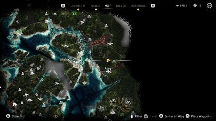 Horizon Forbidden West: Burning Shores: All Aerial Captures Locations 6