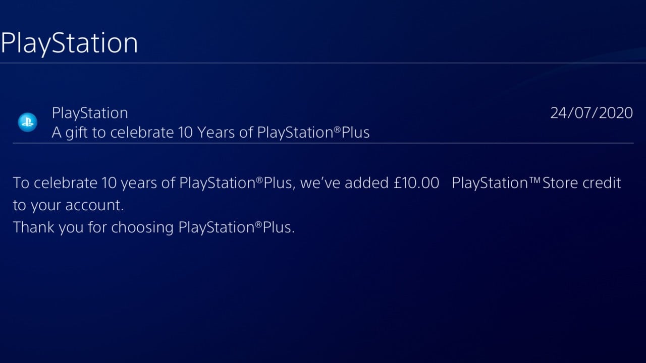 10 dollars ps plus