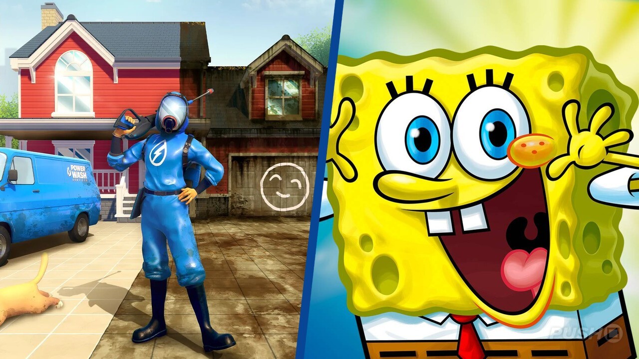 Clean your Bikini Bottom in PowerWash Simulator's SpongeBob