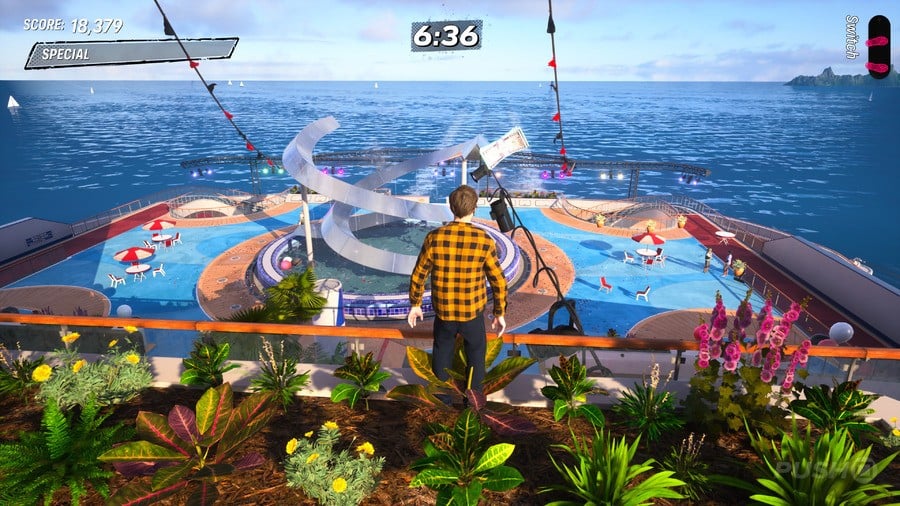 Tony Hawk's Pro Skater 3 + 4: Cruise Ship Walkthrough - All Park Goals and Collectibles 26