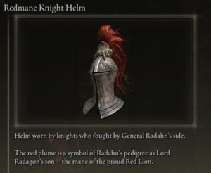 Elden Ring: 모든 풀 아머 세트 - Redmane Knight 세트 - Redmane Knight Helm