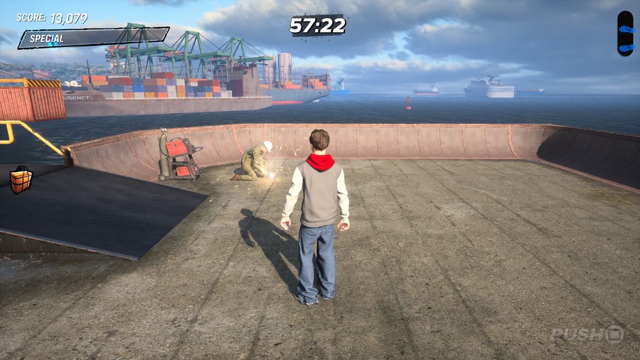 Tony Hawk's Pro Skater 3 + 4: Shipyard Walkthrough - All Park Goals and Collectibles 35