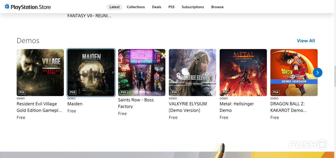 PS5 PS Store Now Shows Latest Games in New Section