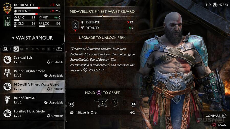 God of War Ragnarok: All Waist Armour Locations and Upgrades 5