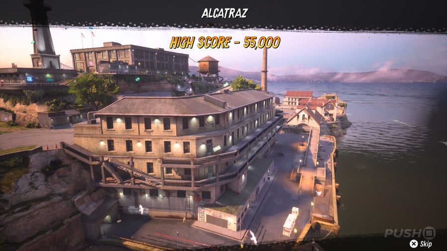 Tony Hawk's Pro Skater 3 + 4: Alcatraz Walkthrough - All Park Goals and Collectibles 2