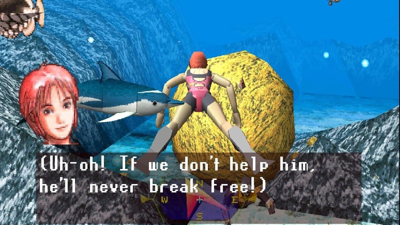 Obscure PS1 Deep Sea Diving Game B L U E Legend Of Water Now Patched To Play In English