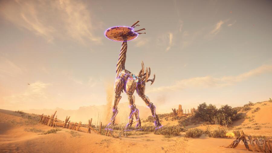 Horizon Forbidden West How to Reach Override All Tallnecks Guide PS5 PS4 Tallneck Stillsands 1