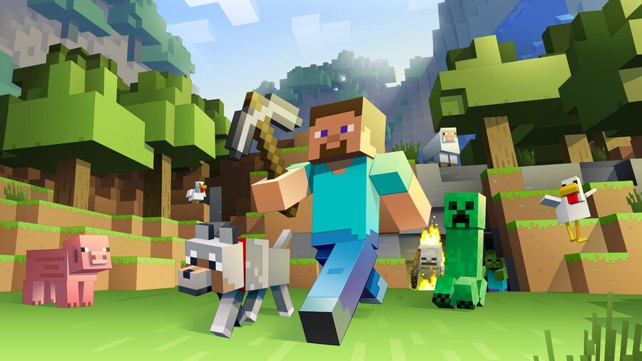 In what year did Minecraft finally arrive on a PlayStation console?