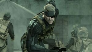 Snake's sprinting towards his PS3