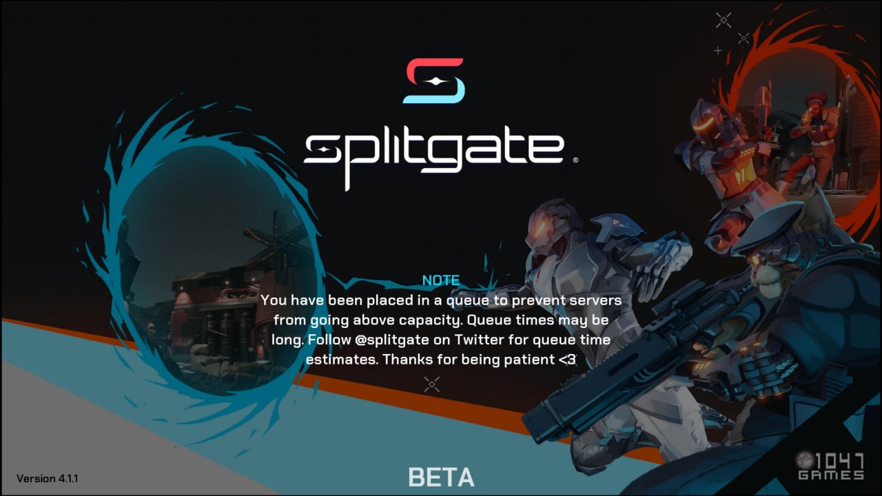 Why people are queuing for 90 minutes to play Splitgate