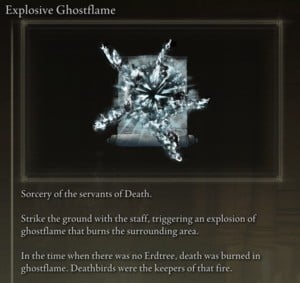 Elden Ring: Offensive Sorceries - Explosive Ghostflame