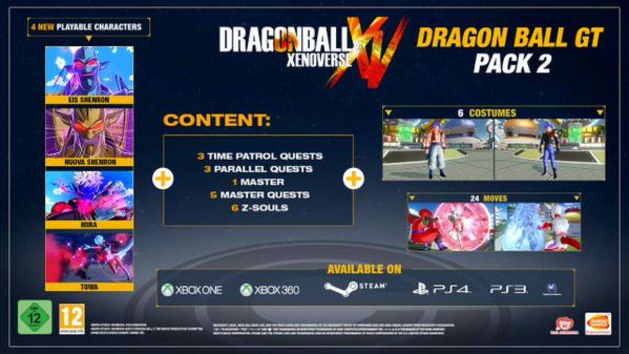 Dragon Ball Xenoverse 2 DLC Pack 2 is Adding New Missions and Playable  Characters