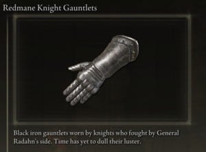 Elden Ring: All Full Armour Sets - Redmane Knight Set - Redmane Knight Gauntlets