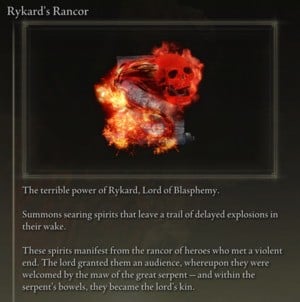 Elden Ring: Offensive Sorceries - Rykard's Rancor