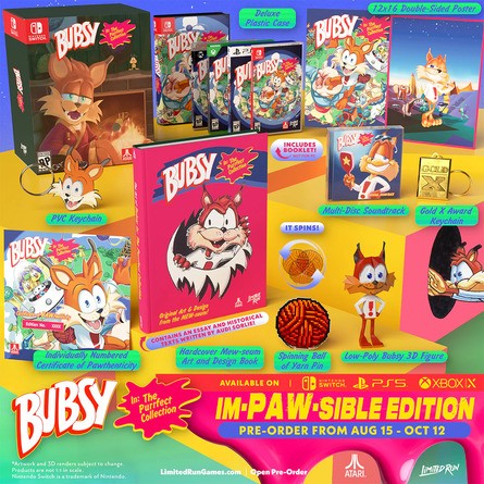 Make Up Your Own Mind on Critically Panned PS1 Platformer Bubsy 3D from 9th September on PS5 3