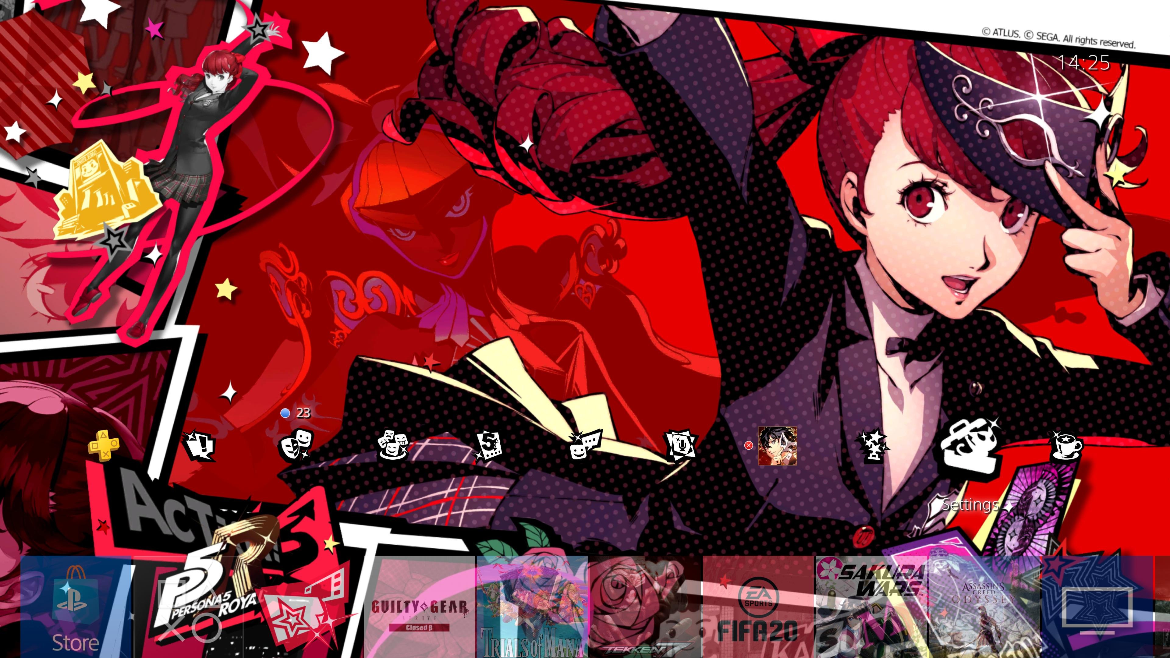 Sony Sending Out Even More Persona 5 Royal Dynamic Ps4 Themes And