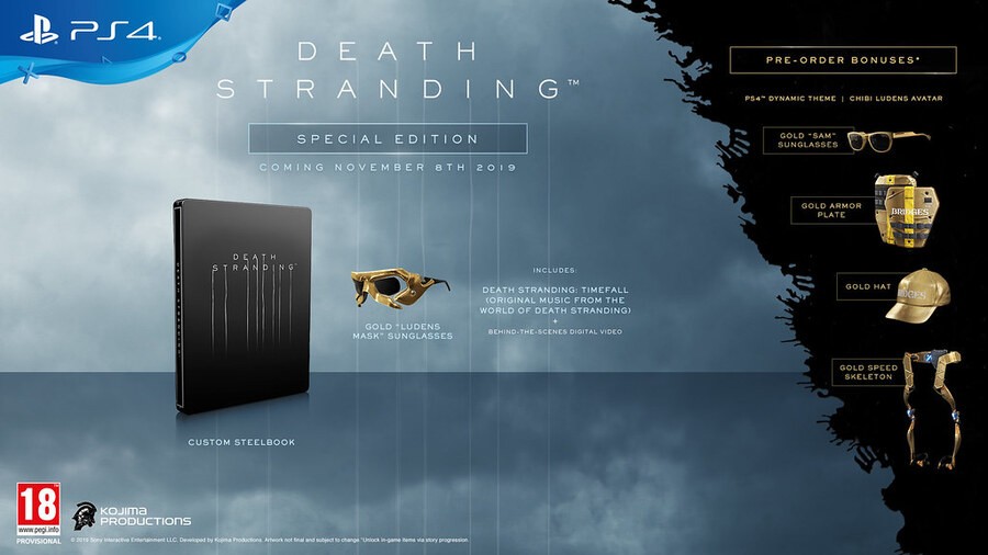 Death Stranding Special Edition PS4 PlayStation 4