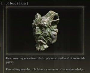 Elden Ring: All Individual Armour Pieces - Imp Head (Elder)