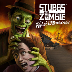 Stubbs the Zombie in Rebel Without a Pulse Cover