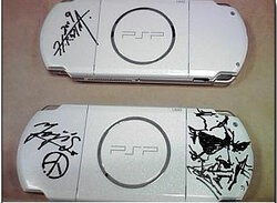 Kojima & Co Scribble On PSPs For Playstation's Birthday