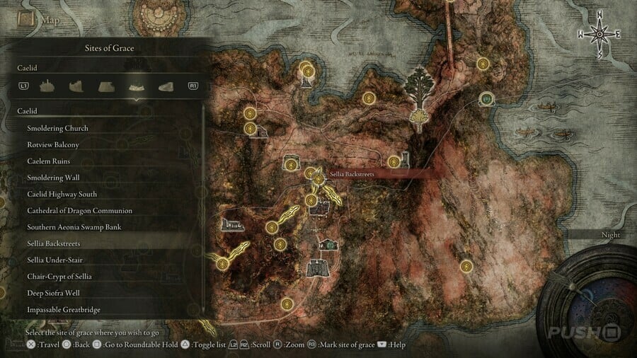 Elden Ring: All Site of Grace Locations - Caelid - Sellia Backstreets