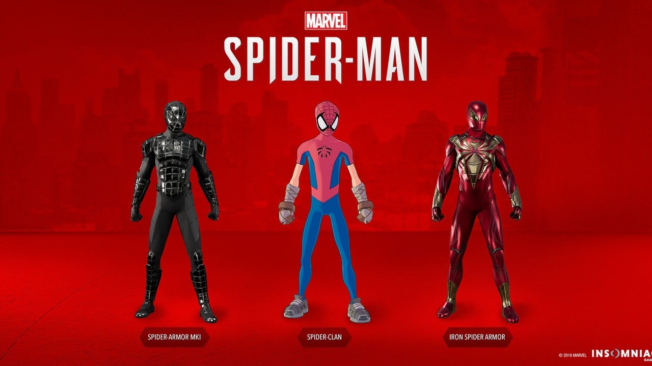 SpiderClan Suit Among SpiderMan PS4's New Outfits Push