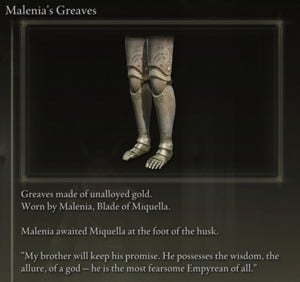 Elden Ring: All Full Armour Sets - Malenia's Set - Malenia's Greaves