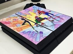 This Pencil Art PS4 Is a Real Marvel