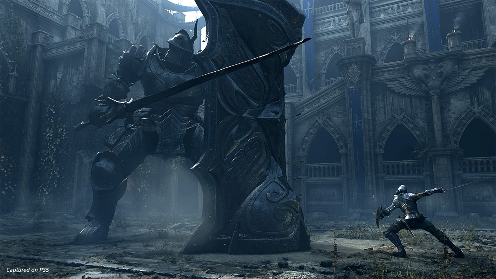 New Demon's Souls PS5 Screenshot Shows Your Battle Against the Tower Knight - Push Square