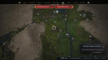 Hogwarts Legacy: All Ancient Magic Hostpots Locations 16