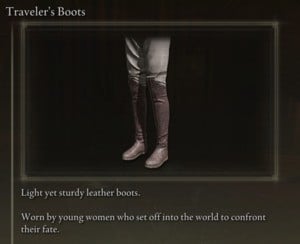 Elden Ring: All Partial Armour Sets - Traveler's Set - Traveler's Boots