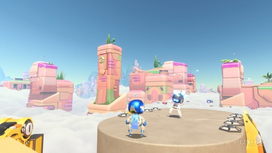 Astro Bot: Crumble Rumble 1 Walkthrough - All Collectibles: Bots 3