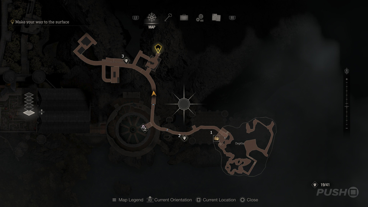 resident evil 4 castle treasure map ps4