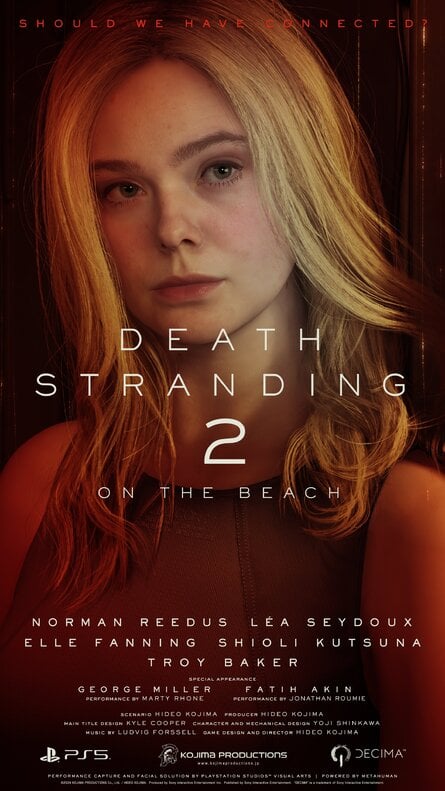 Gallery: Death Stranding 2: On the Beach's PS5 Movie Posters Reveal Elle Fanning, More 5