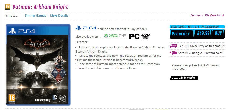 Gotham Knights Could Have 4-Player Co-Op According To PSN Listing - Game  Informer