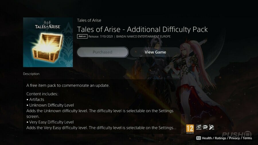 Tales of Arise DLC Difficulty