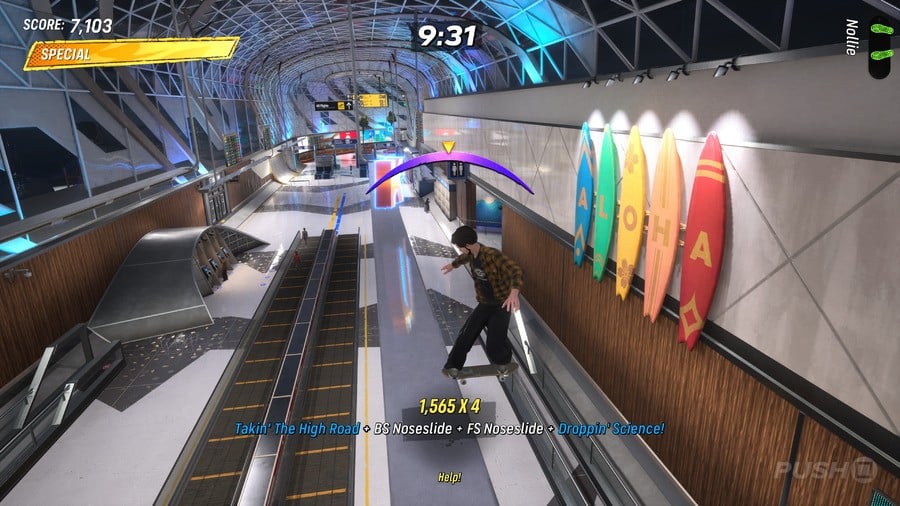 Tony Hawk's Pro Skater 3 + 4: Airport Walkthrough - All Park Goals and Collectibles 4