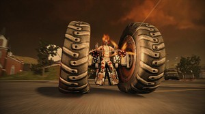 Only In Twisted Metal Do You Have Clowns Riding In Cars That Are Essentially Just Big Wheels.