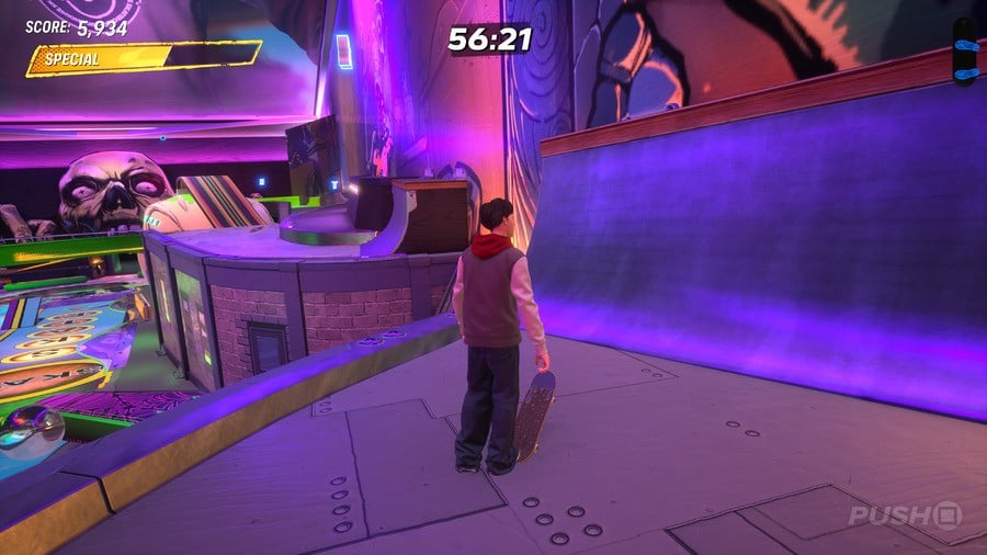 Tony Hawk's Pro Skater 3 + 4: Pinball Walkthrough - All Park Goals and Collectibles 8