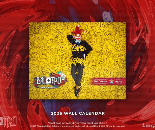 Random: Balatro's Brilliant Charity Calendar Is About as Silly as Gaming Merch Gets 2