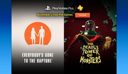 November's Free PlayStation Plus Games include Everybody's Gone to the Rapture on PS4
