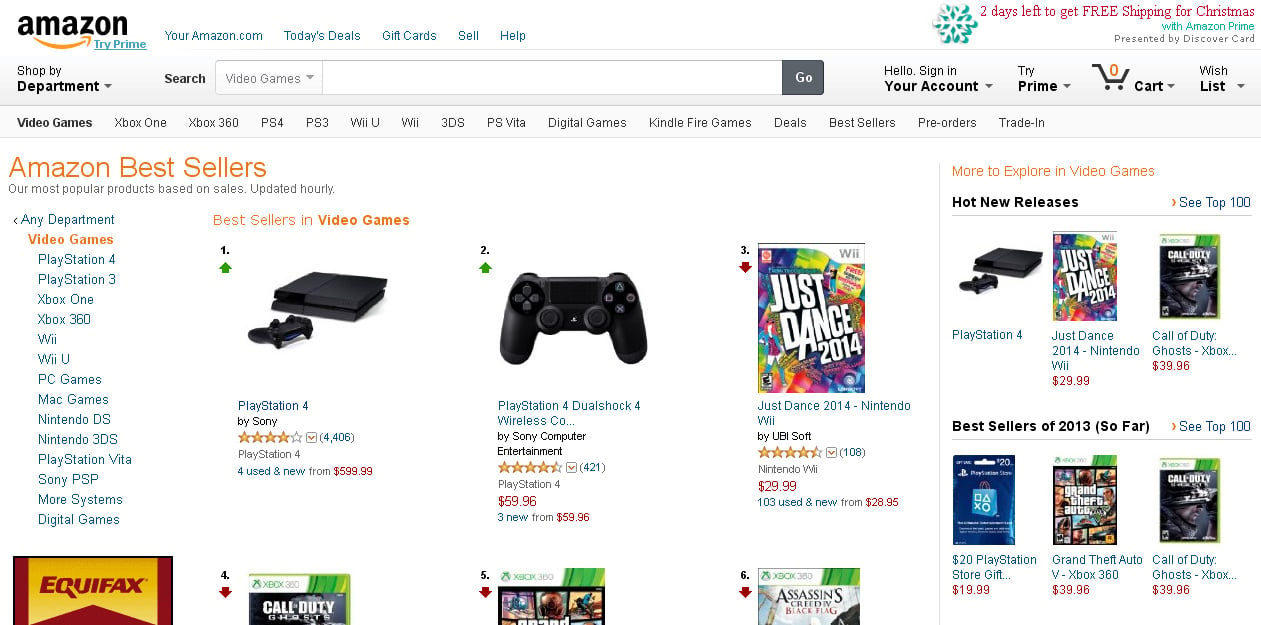 ps4 best sellers amazon
