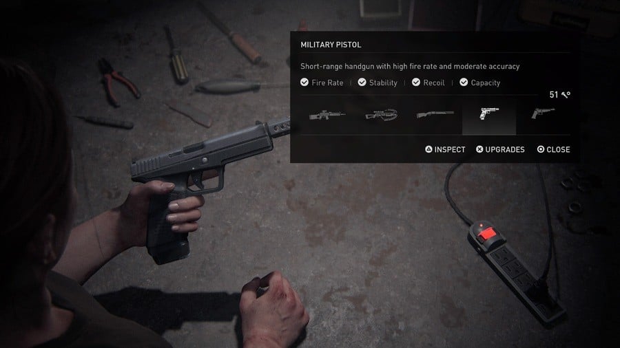 The Last of Us 2 Weapons Guide Military Pistol