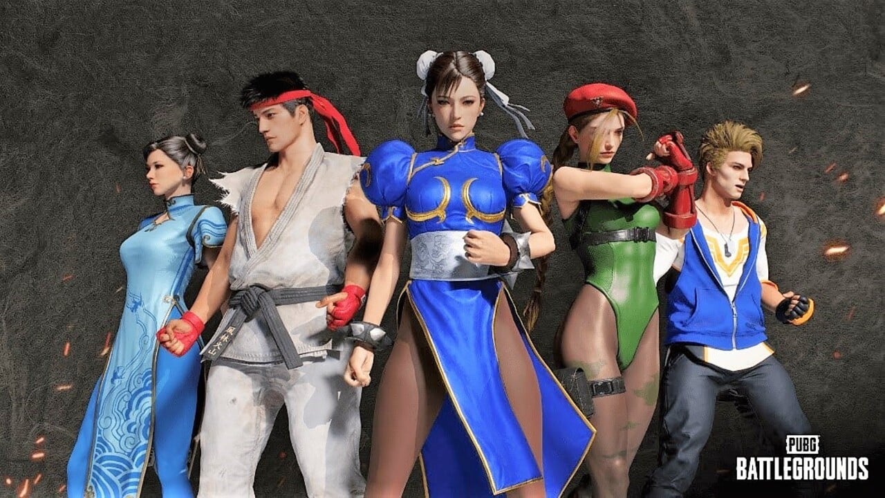 Las estrellas de Street Fighter 6 se ven un poco apagadas en PUBG: Battlegrounds Cameo