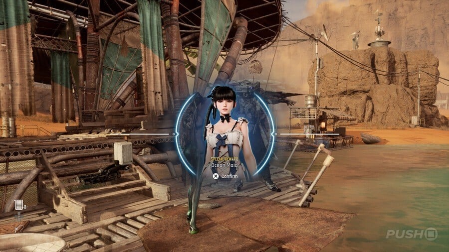 Stellar Blade: Great Desert Walkthrough - Cans, Design Patterns, Beta Cores, Body Cores, Exospines, Passcodes, Camps 90