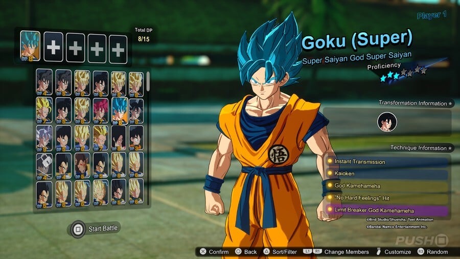 Goku (Super) Super Saiyan God Super Saiyan 1