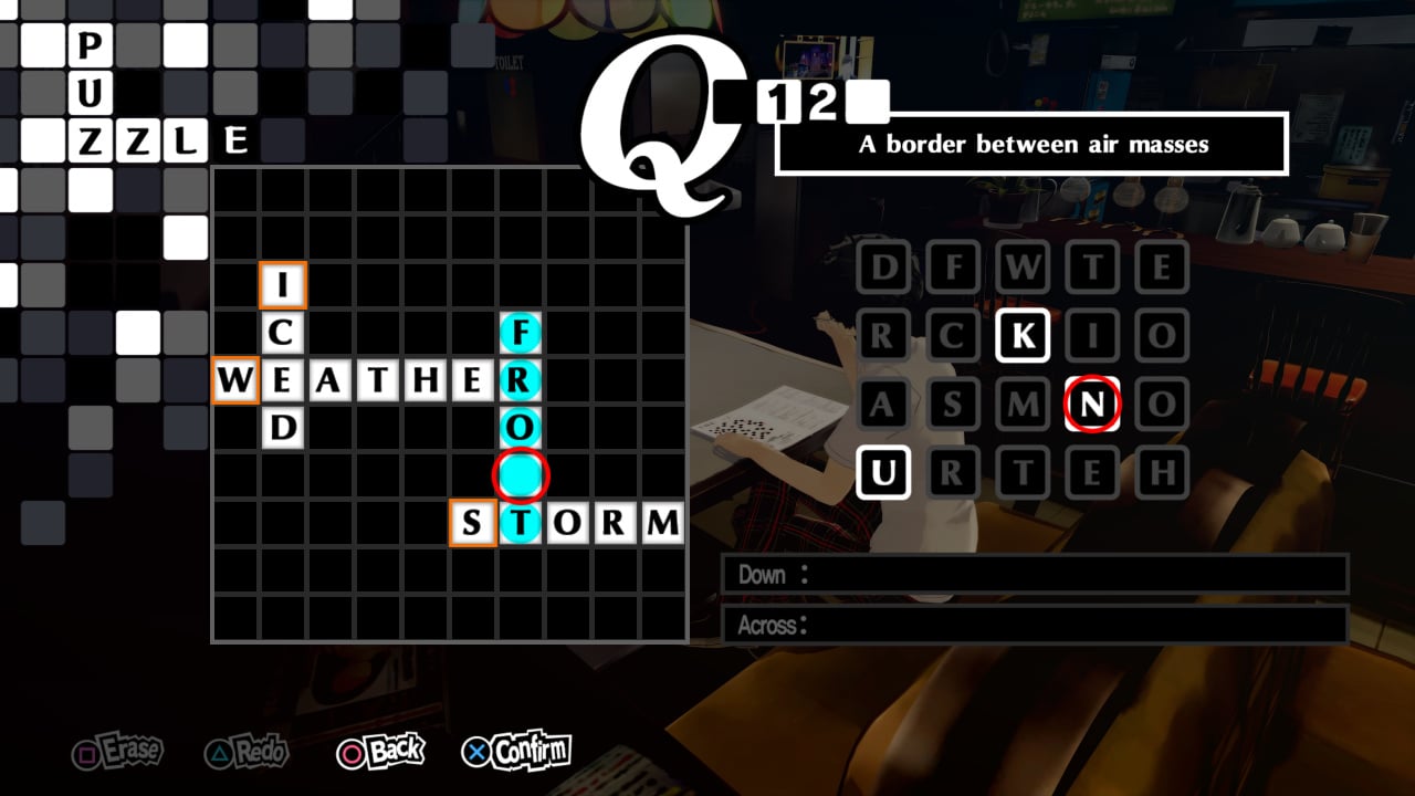 persona 5 crossword