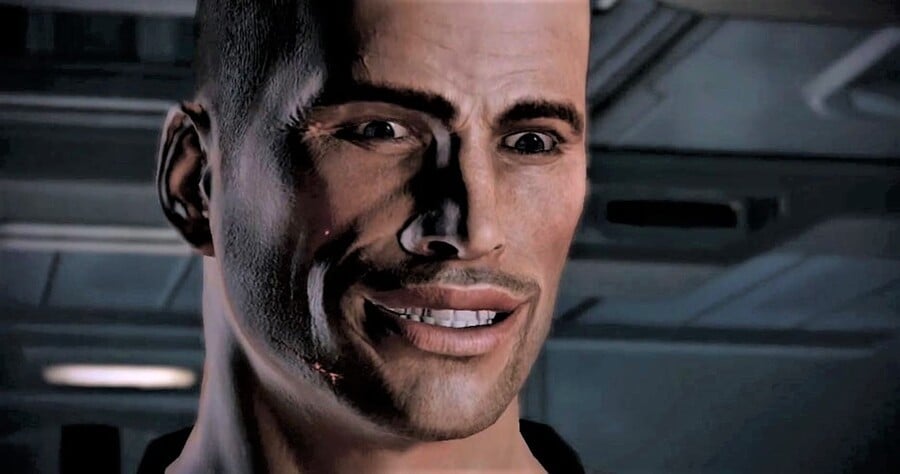 Mass Effect Shepard Smile