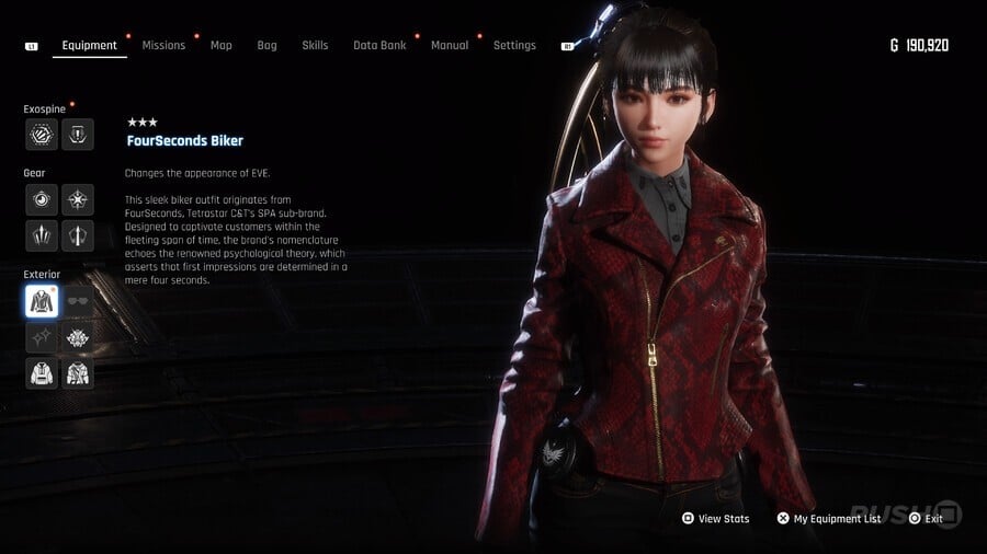 Stellar Blade "FourSeconds Biker" Outfit